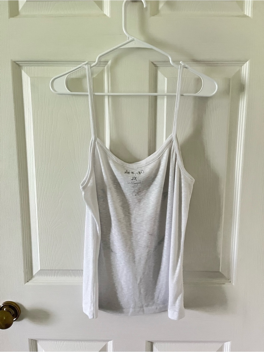 Aeropostale White Tank Top with Red & Navy Graphic - Picture 2 of 5